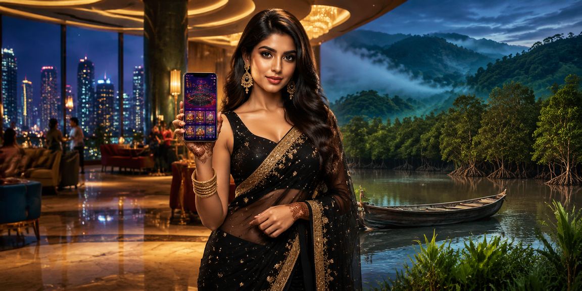 সুন্দরবন মোবাইলে ক্যাসিনো গেমস খেলা